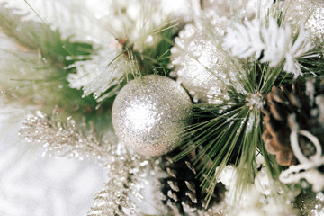 christmas decoration on tree