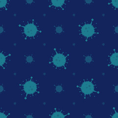 Obraz na płótnie Canvas Coronavirus COVID-19 . Covid 19-NCP V seamless pattern