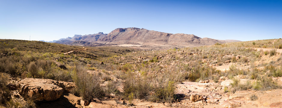 Wide angle landscape images of the Cederberg Mountains in the western cape of south africa