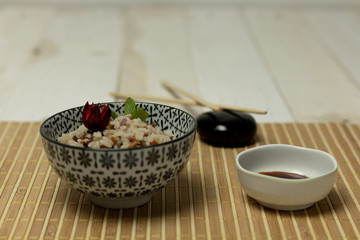  bol de riz chinois blanc