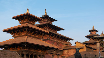 Nepal Kathmandu 2019-Oct-24:Royal Patan palace comple in patan durbar square famous place tourist...