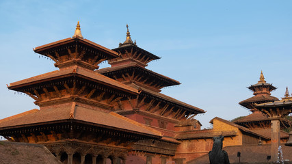 Nepal Kathmandu 2019-Oct-24:Royal Patan palace comple in patan durbar square famous place tourist attraction in kathmandu nepal