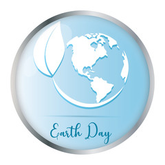 Earth day button campaign