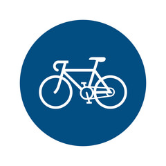 Mandatory path for cyclists