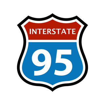 Sign For US Interstate Route 95