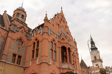 Secession style Town Hall in Kecskemet