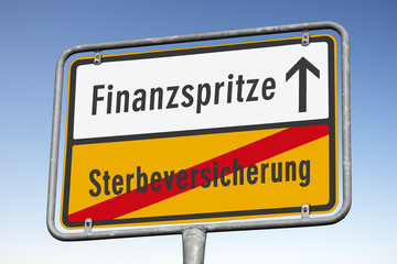 Wegweiser, Finanzspritze statt Sterbeversicherung