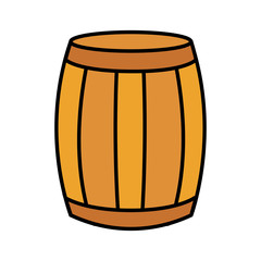 Isolated beer barrel icon