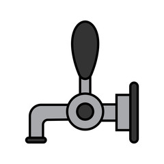 Isolated beer tap icon