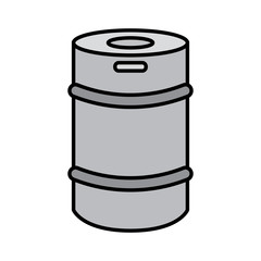 Isolated beer can icon