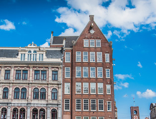 Dam square in Amsterdam