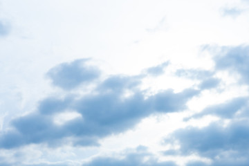 Clouds in a beautiful blue sky