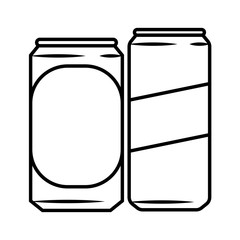 Isolated beer can icon