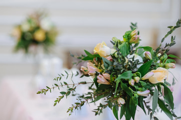 flower composition for table decoration