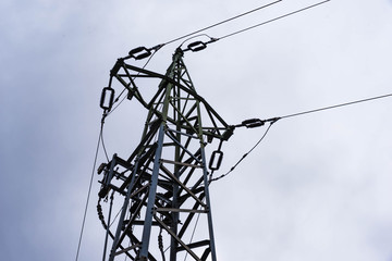 Strommast für elektrische Energieversorgung