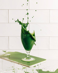 Green Milk Splash 2