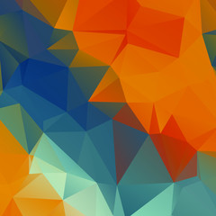 Abstract Color Polygon Background Design, Abstract Geometric Origami Style With Gradient