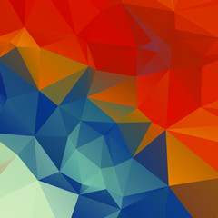 Abstract Color Polygon Background Design, Abstract Geometric Origami Style With Gradient