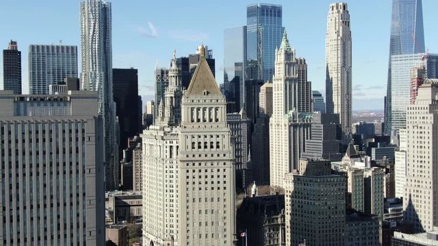Lower Manhattan, New York City during Coronavirus Outbreak, 2020