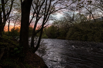 Obraz premium A Wonderful Sunset in Watertown MA