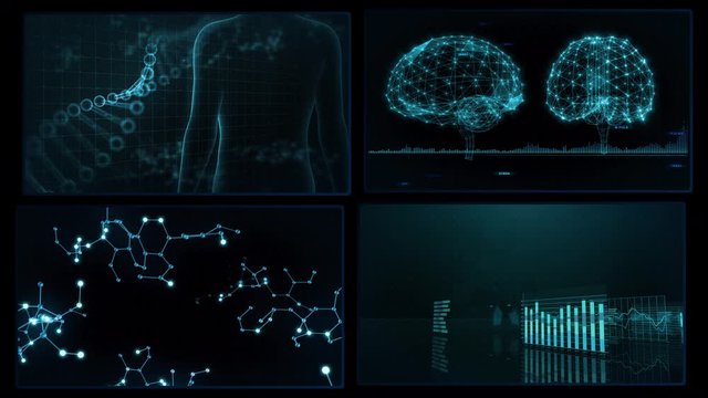 Digital Network Technology AI artificial intelligence data concepts Background.