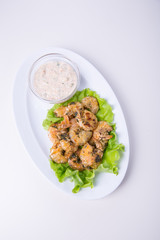 salad octopus sea cocktail snack lunch food