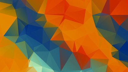 Abstract Color Polygon Background Design, Abstract Geometric Origami Style With Gradient