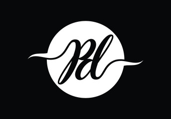 P D, PD Initial Letter Logo design vector template, Graphic Alphabet Symbol for Corporate Business Identity