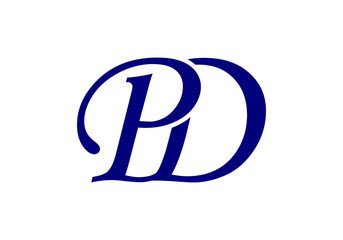P D, PD Initial Letter Logo design vector template, Graphic Alphabet Symbol for Corporate Business Identity