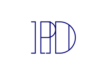 P D, PD Initial Letter Logo design vector template, Graphic Alphabet Symbol for Corporate Business Identity