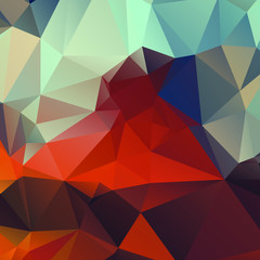 Abstract Color Polygon Background Design, Abstract Geometric Origami Style With Gradient