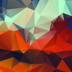 Abstract Color Polygon Background Design, Abstract Geometric Origami Style With Gradient