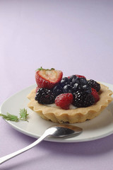 Tarta de frutos Rojos
