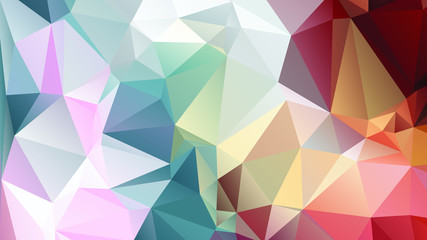 Abstract Color Polygon Background Design, Abstract Geometric Origami Style With Gradient