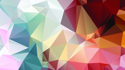 Fototapeta premium Abstract Color Polygon Background Design, Abstract Geometric Origami Style With Gradient