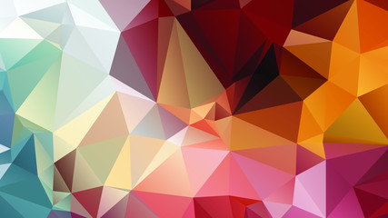 Fototapeta premium Abstract Color Polygon Background Design, Abstract Geometric Origami Style With Gradient