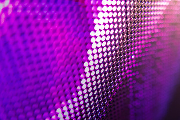 CloseUp LED blurred screen. LED soft focus background. abstract background ideal for design.