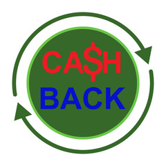 cash back icon design logo template EPS 10