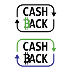 cash back icon design logo template EPS 10