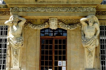 Aix en Provence, France, Pavillon de Vendome, Entrance Detail