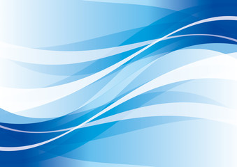 Fototapeta premium 曲線 抽象 背景 青