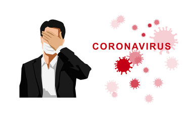 infographic for coronavirus covid-19. coronavirus and flu illustration.