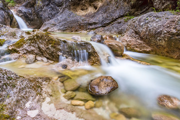 Almbachklamm and marble ball mill near Marktschellenberg