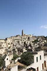 Obraz premium CItyscape of Matera Italy, World Heritage
