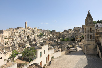 Obraz premium CItyscape of Matera Italy, World Heritage