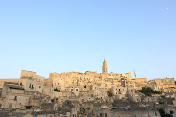 Fototapeta premium CItyscape of Matera Italy, World Heritage