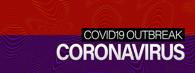 Coronavirus disease (COVID-19) outbreak news concept illustration