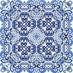Antique portuguese azulejo ceramic.