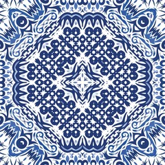 Antique portuguese azulejo ceramic.