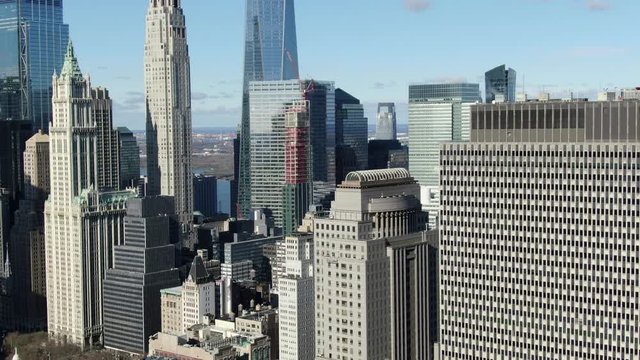 Lower Manhattan, New York City during Coronavirus Outbreak, 2020